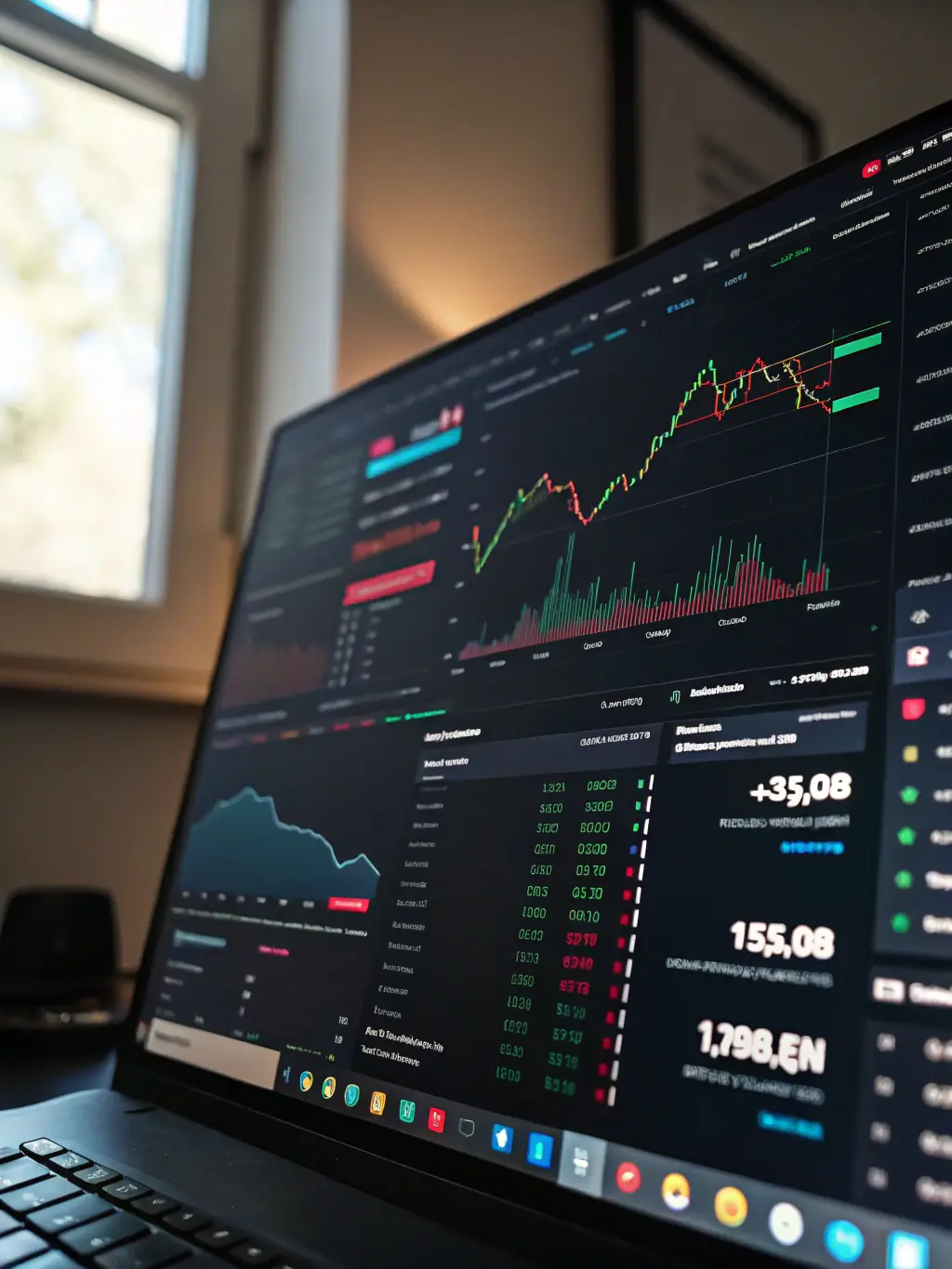 A secure digital interface displaying organized financial data, emphasizing the reliability and accuracy of UnitedStreet's bookkeeping services.